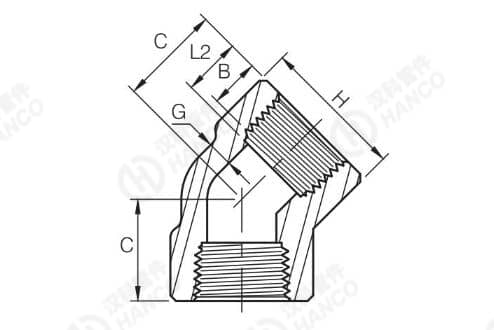 高压螺纹弯头
